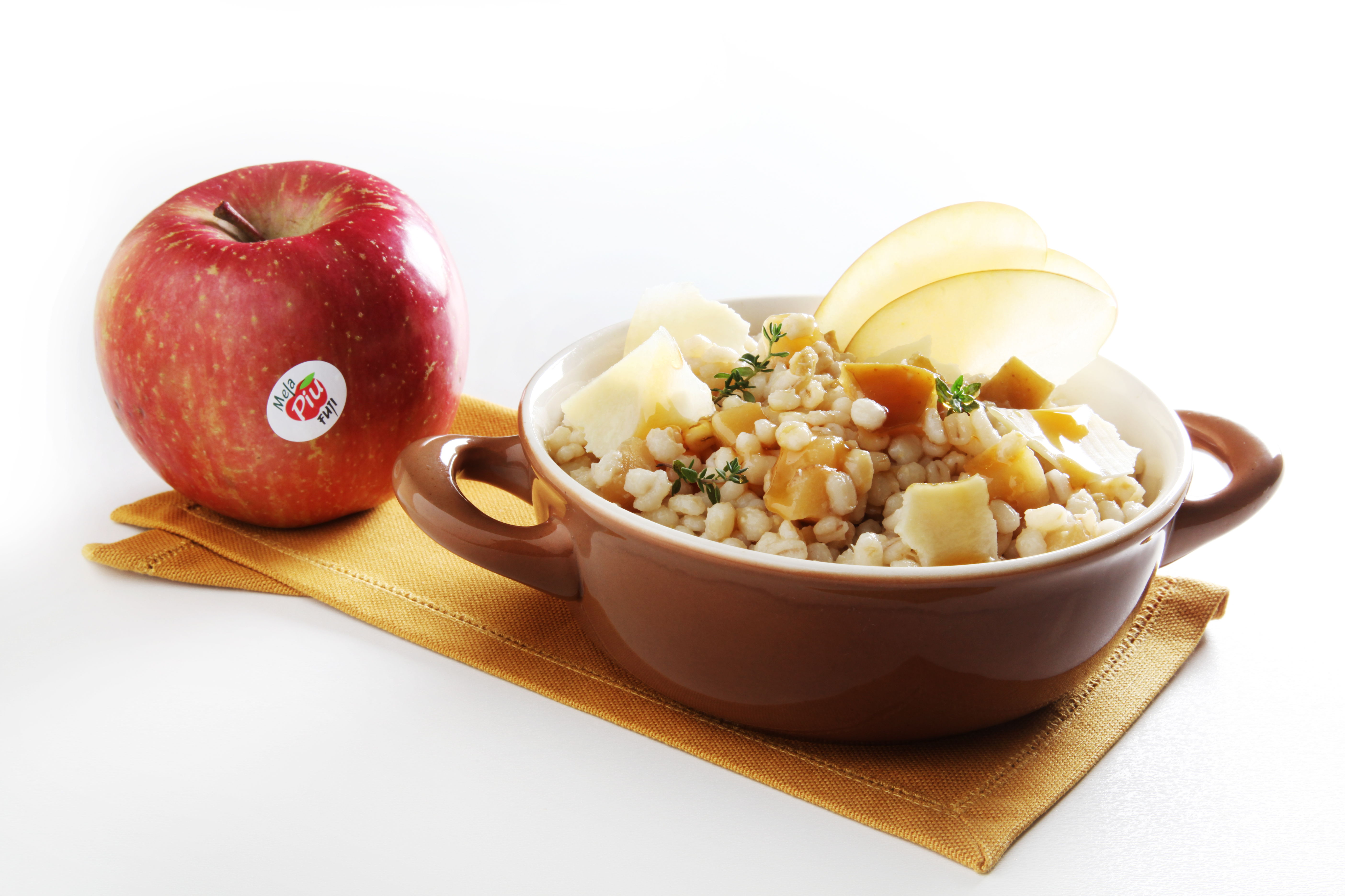 ORZO mantecato con FUJI melapiu e miele